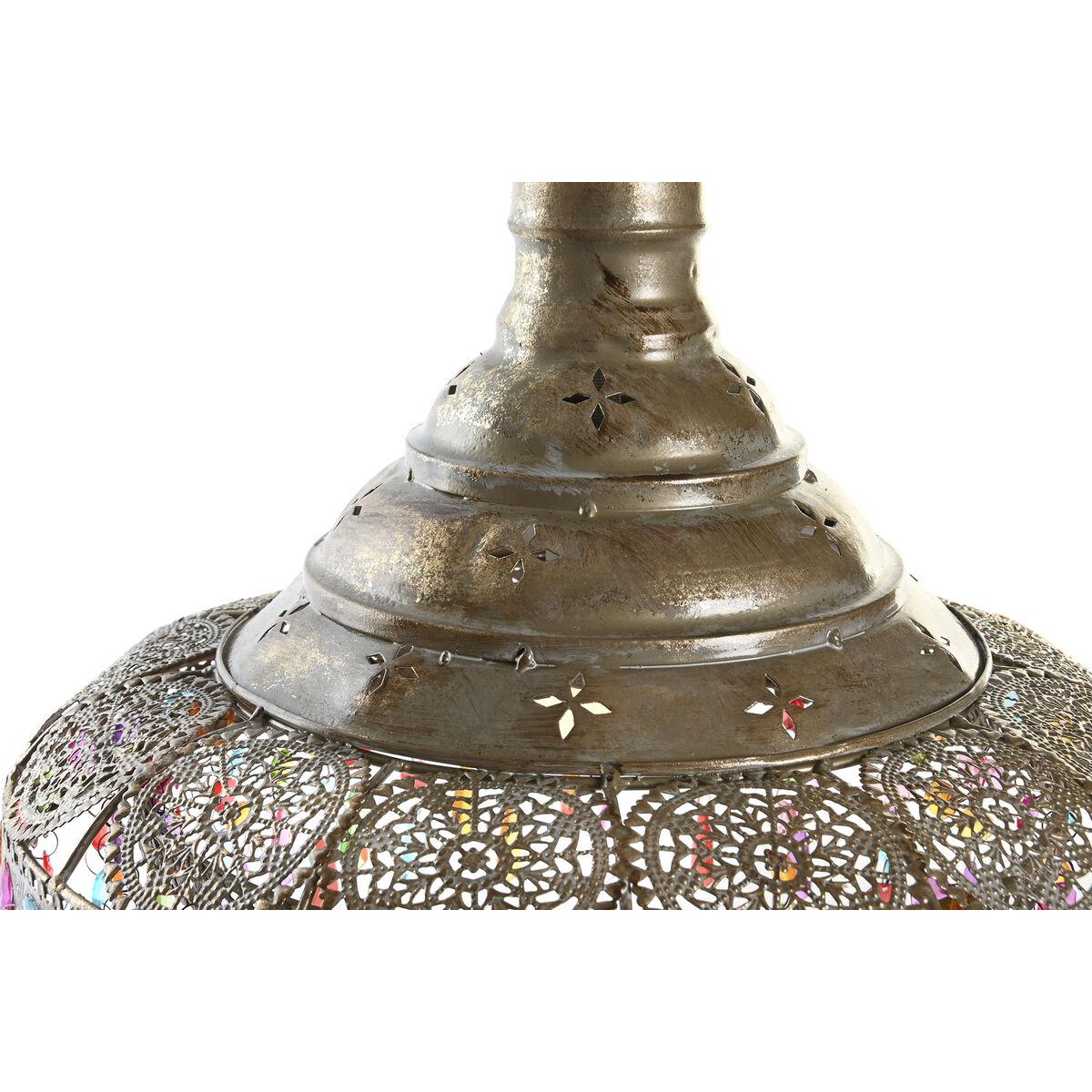 Loftslampe 37 x 37 x 38 cm Gylden Metal Multifarvet 50 W