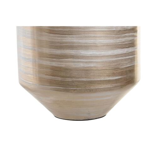 Vase Krystal Aluminium Multifarvet 15 x 15 x 52 cm Moderne