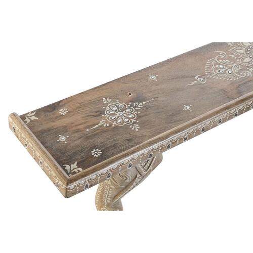 Hylder Hvid Natur Mangotræ 78 x 15 x 28 cm