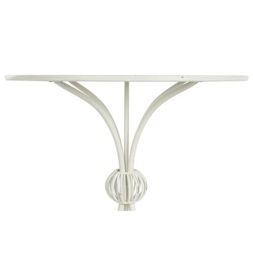 Sofabord 81 x 81 x 81,5 cm Metal Hvid