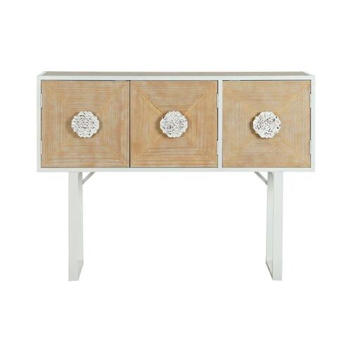 Console Hvid Metal Gran 120 x 35 x 90 cm