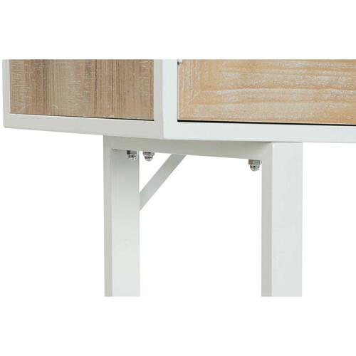 Console Hvid Metal Gran 120 x 35 x 90 cm