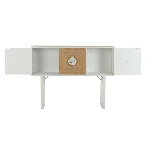 Console Hvid Metal Gran 120 x 35 x 90 cm