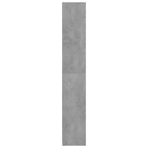 Badeværelsesskab 30x30x183,5 cm konstrueret træ betongrå