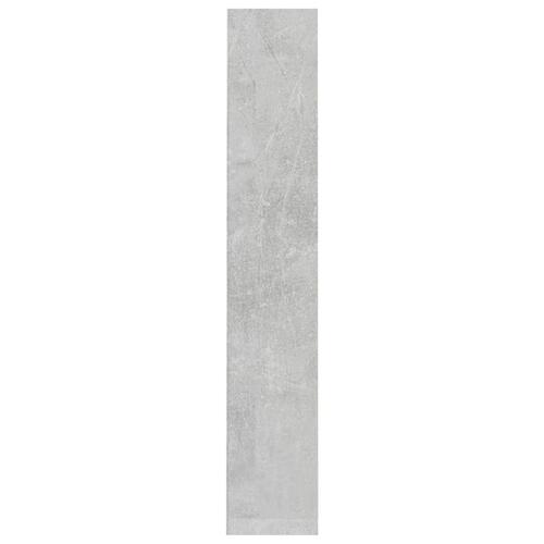 CD-reoler 2 stk. 21x16x93,5 cm spånplade betongrå