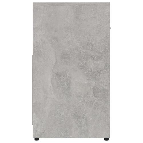 Badeværelsesskab 60x33x61 cm konstrueret træ betongrå