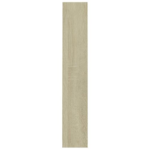 CD-reoler 2 stk. 21x16x93,5 cm spånplade hvid og sonoma-eg