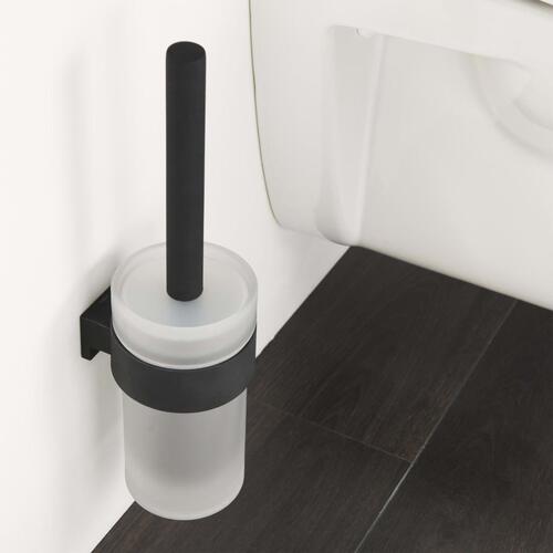 Tiger toiletbørste og holder Bold mat sort