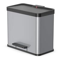 Hailo pedalspand Oko Trio Plus str. L 3x9 l hvid 0633-220