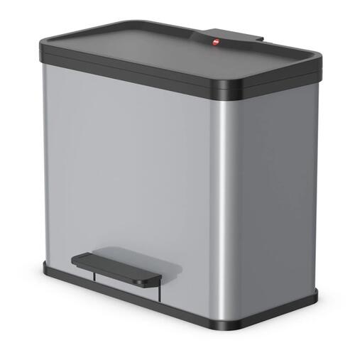 Hailo pedalspand Oko Trio Plus str. L 3x9 l hvid 0633-220
