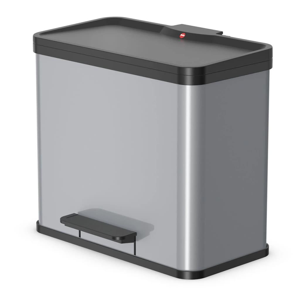 Hailo pedalspand Oko Trio Plus str. L 3x9 l hvid 0633-220
