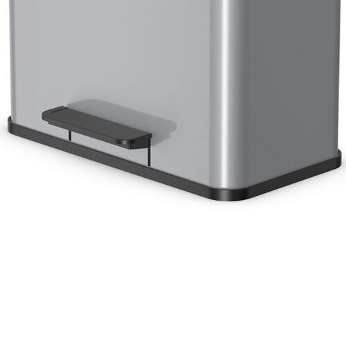 Hailo pedalspand Oko Trio Plus str. L 3x9 l hvid 0633-220