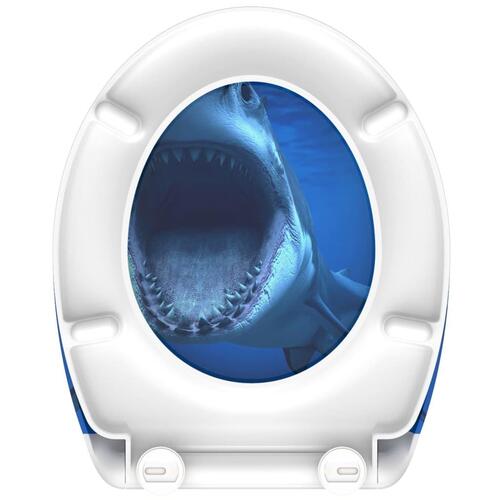 SCHÜTTE toiletsæde med soft close-funktion og quick-release SHARK