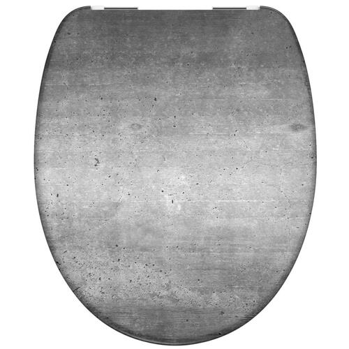SCHÜTTE toiletsæde med soft close-funktion INDUSTRIAL GREY
