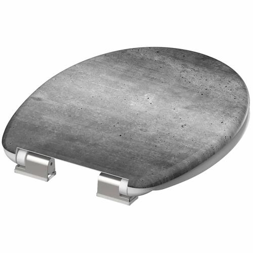 SCHÜTTE toiletsæde med soft close-funktion INDUSTRIAL GREY