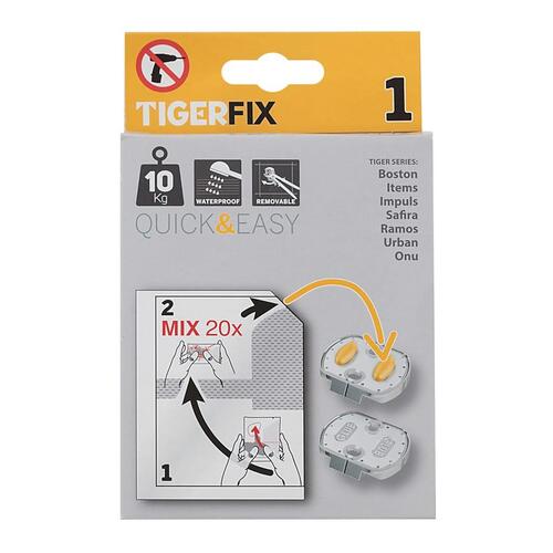 Tiger monteringsmateriale TigerFix Type 1 metal 398730046