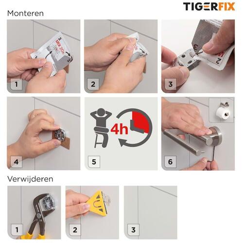 Tiger monteringsmateriale TigerFix Type 1 metal 398730046