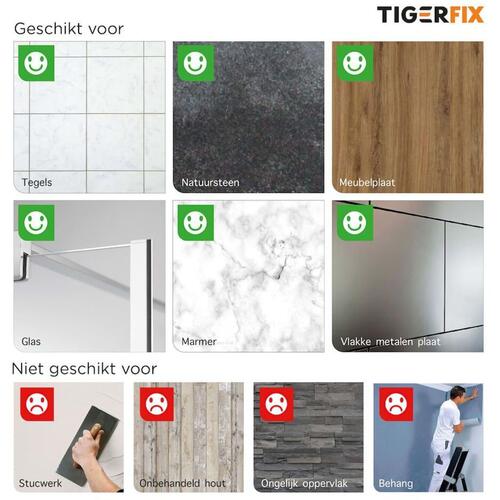 Tiger monteringsmateriale TigerFix Type 1 metal 398730046