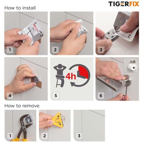 Tiger monteringsmateriale TigerFix Type 1 metal 398730046
