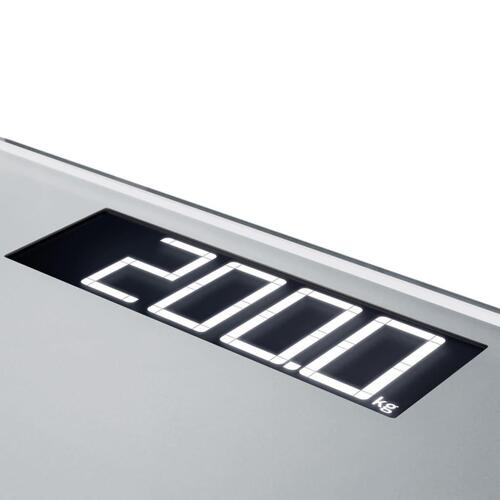 Soehnle badevægt Style Sense Comfort 600 200 kg sølvfarvet 63864