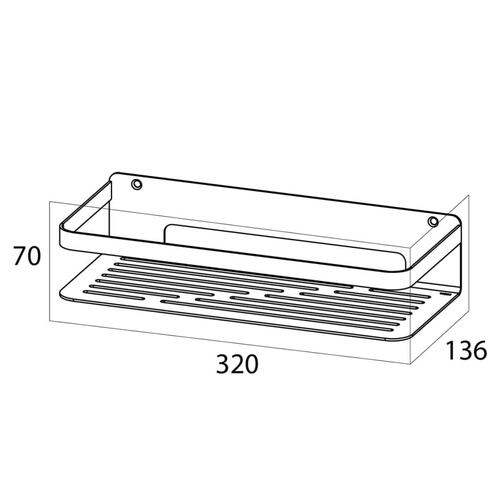 Tiger badeværelseskurv Caddy krom large 1400230346
