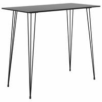 Barbord 120x60x105 cm sort