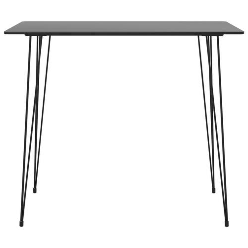 Barbord 120x60x105 cm sort