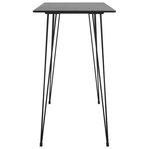 Barbord 120x60x105 cm sort