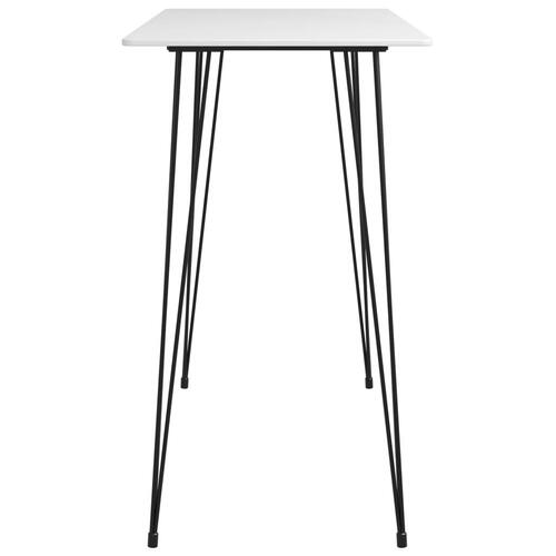 Barbord 120x60x105 cm hvid