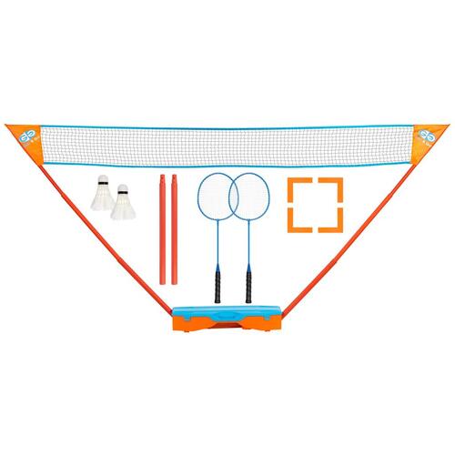 Get & Go badmintonsæt blå og orange