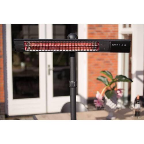 Sunred fritstående varmeapparat Royal Diamond Dark 2500 W sort