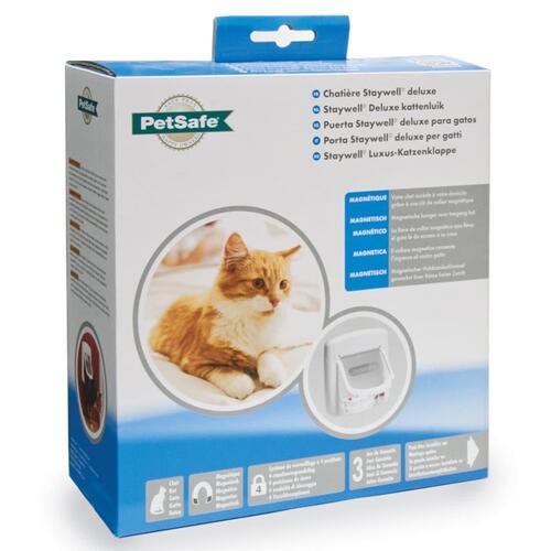 PetSafe magnetisk 4-vejskattelem Deluxe 400 hvid 5005