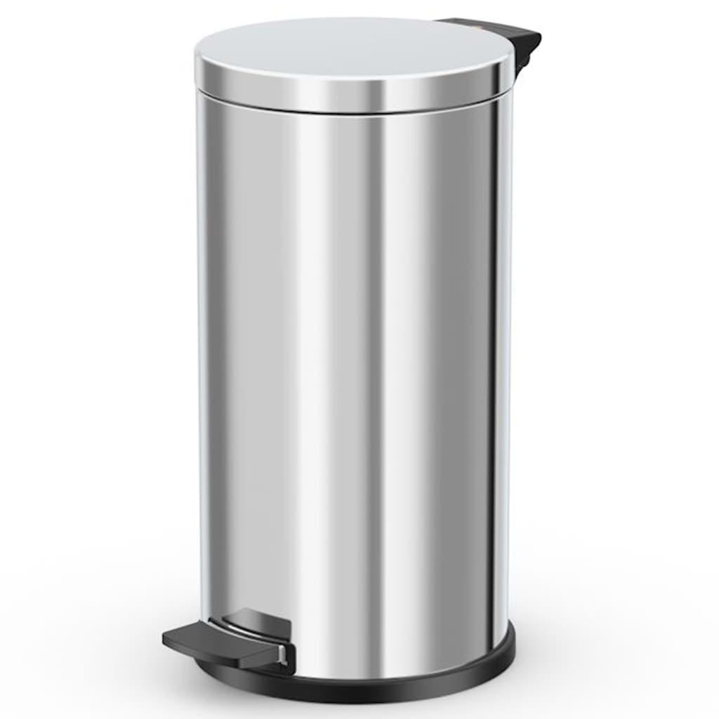 Hailo pedalspand Solid 18 l str. L rustfrit stål m. galvaniseret spand
