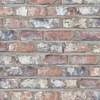 DUTCH WALLCOVERINGS tapet mursten flerfarvet EW3103