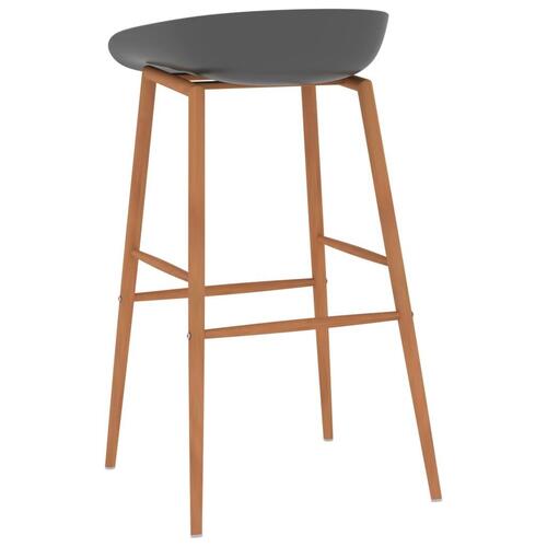 Barstole 2 stk. grå