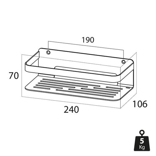 Tiger badeværelseskurv Caddy krom 1400030346