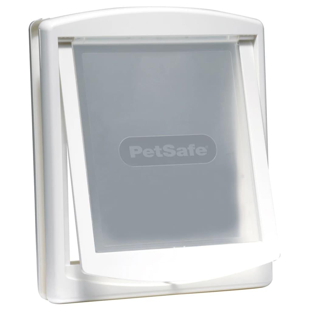 PetSafe 2-vejskæledyrsdør 760 stor 35,6 x 30,5 cm hvid 5023