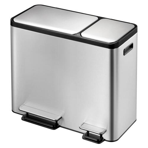EKO pedalspad EcoCasa 30+15 l mat sølvfarvet