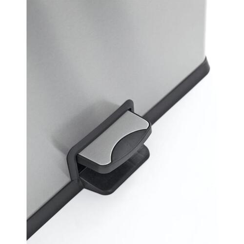 EKO pedalspand Rejoice 2x30 l mat sølvfarvet