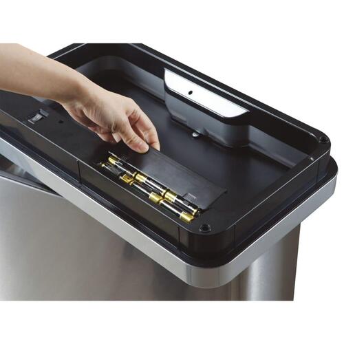 EKO affaldsspand med sensor Mirage 45 l mat sølvfarvet