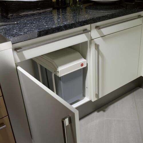 Hailo skabsaffaldsspand Multi-Box Duo størrelse L 2x14 L cremefarvet 3659-001