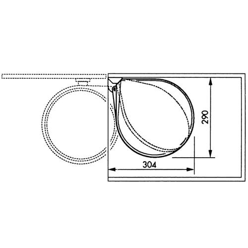 Hailo skabsskraldespand Compact-Box str. M 15 l rustfrit stål 3555-101