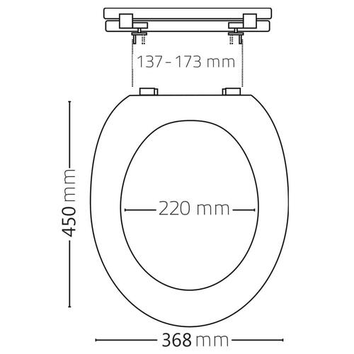 RIDDER toiletsæde med soft close-funktion Premium hvid A0070700