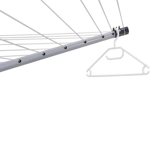 Leifheit roterende tørrestativ LinoPush 500 Schwarz 85360