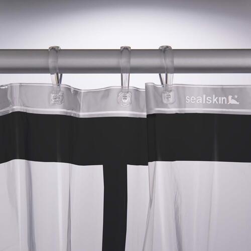 Sealskin badeforhæng Brix transparent