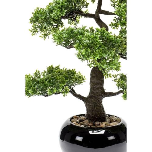 Emerald kunstigt minifigenbonsaitræ grøn 47 cm 420006