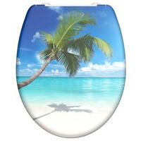 SCHÜTTE toiletsæde CARRIBEAN m. soft-close og tryk duroplast