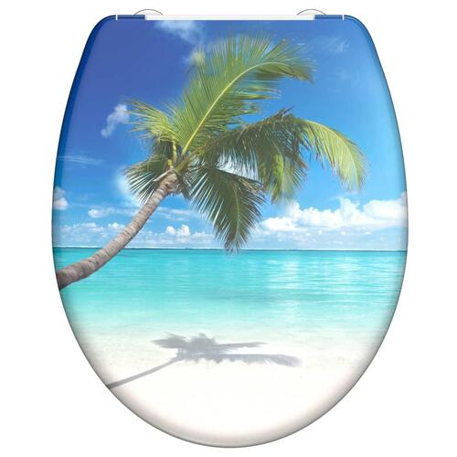 SCHÜTTE toiletsæde CARRIBEAN m. soft-close og tryk duroplast