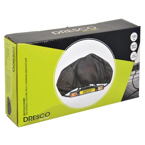 Dresco elastisk cykelovertræk til 1 cykel sort