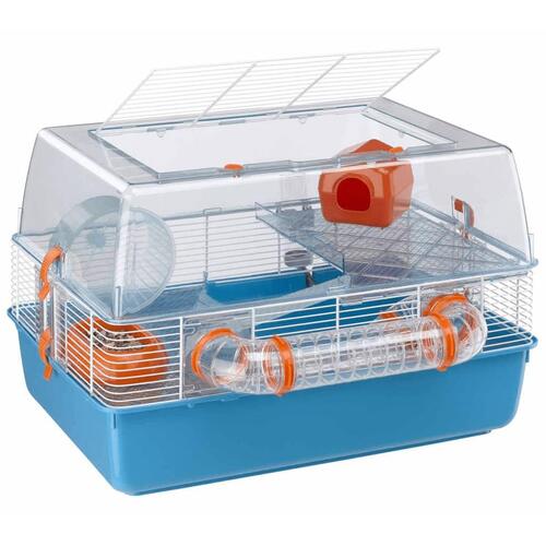 Ferplast hamsterbur Duna Fun 55 x 47 x 37,5 cm blå 57921499